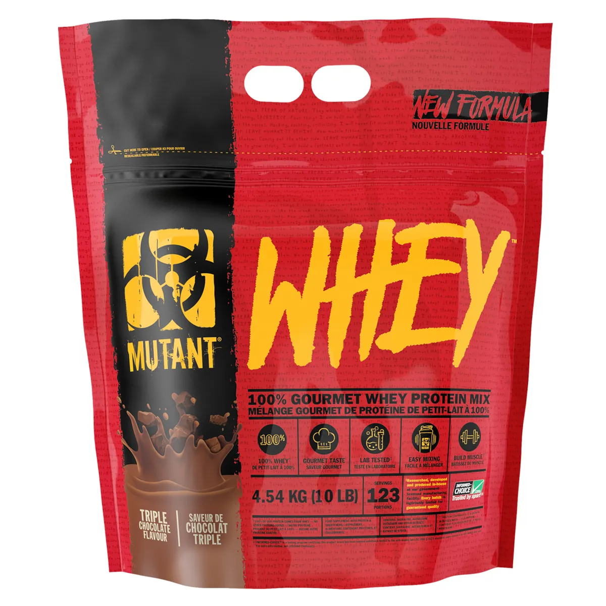 фото Протеин mutant whey, 4540 г, triple chocolate