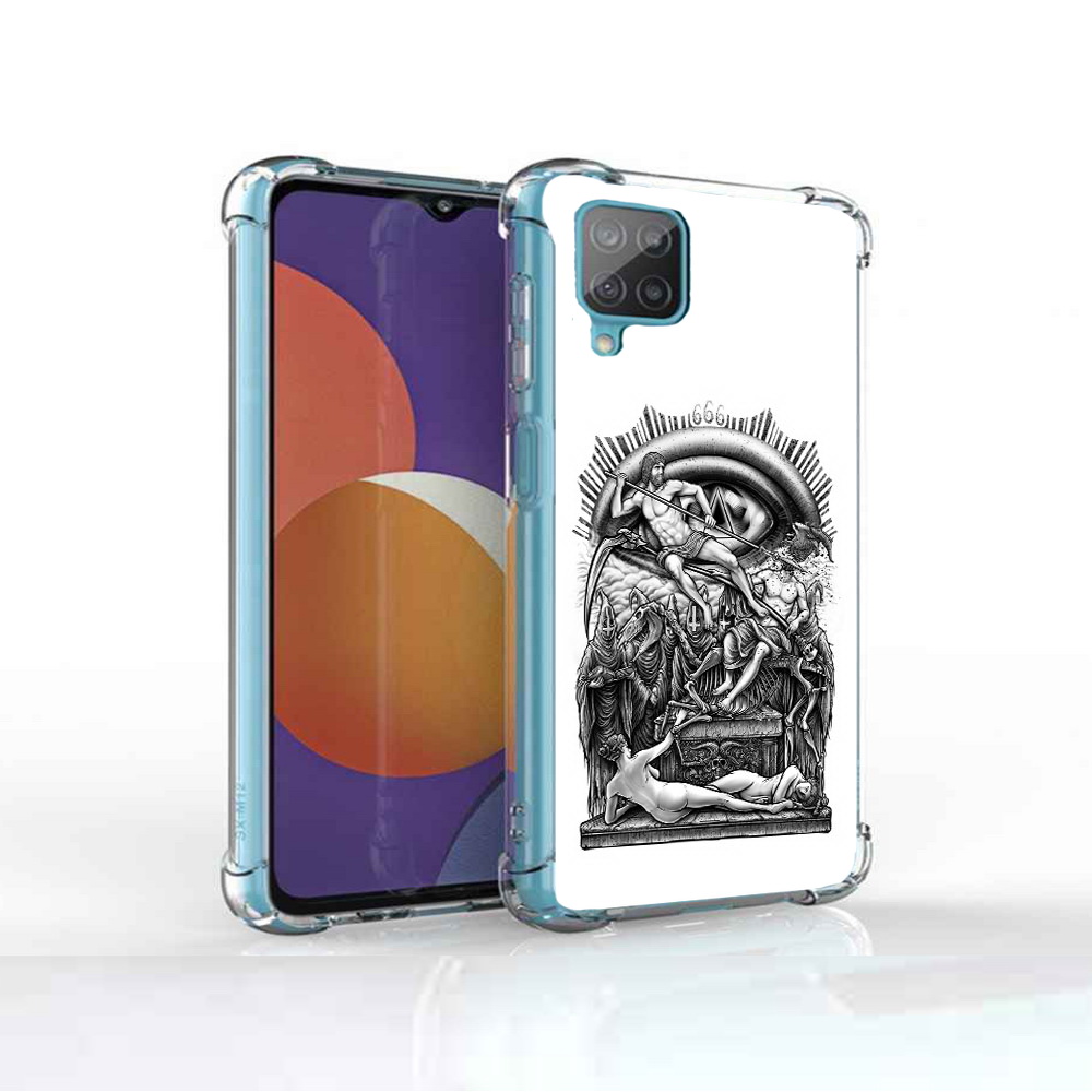 

Чехол MyPads Tocco для Samsung Galaxy M12 оракул черно белый (PT226930.536.528), Прозрачный, Tocco