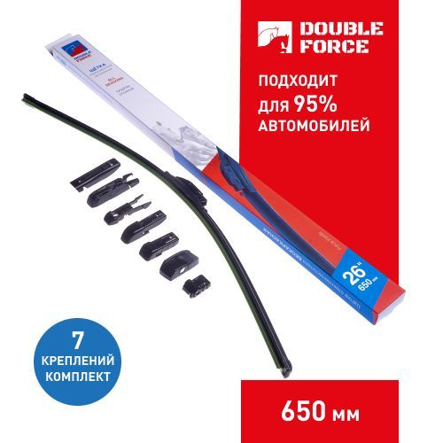 Щетка стеклоочистителя бескаркасная Double Force 650 мм (26") артикул DFF26