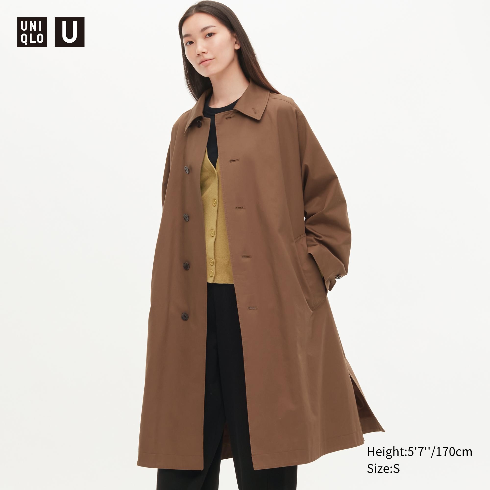 

Плащ женский UNIQLO 452376COL34 коричневый M (доставка из-за рубежа), 452376COL34