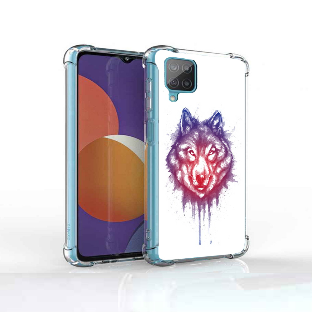 

Чехол MyPads Tocco для Samsung Galaxy M12 пушистый волк (PT226930.536.561), Прозрачный, Tocco