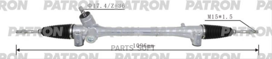 Рейка рулевая TOYOTA AURIS (E150) 07-13 PATRON PSG3122