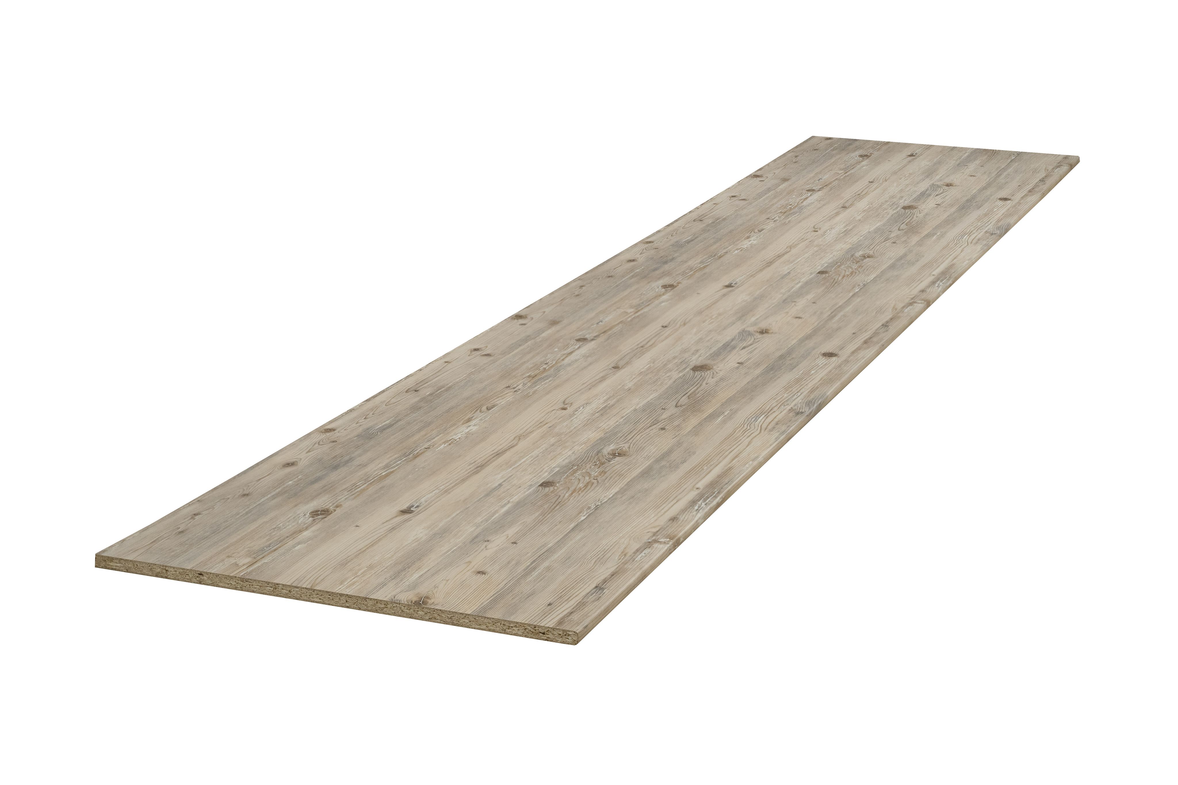 

Столешница для кухни Скиф 1200х600x26мм с торцевыми планкам, Сосна Осло, Бежевый