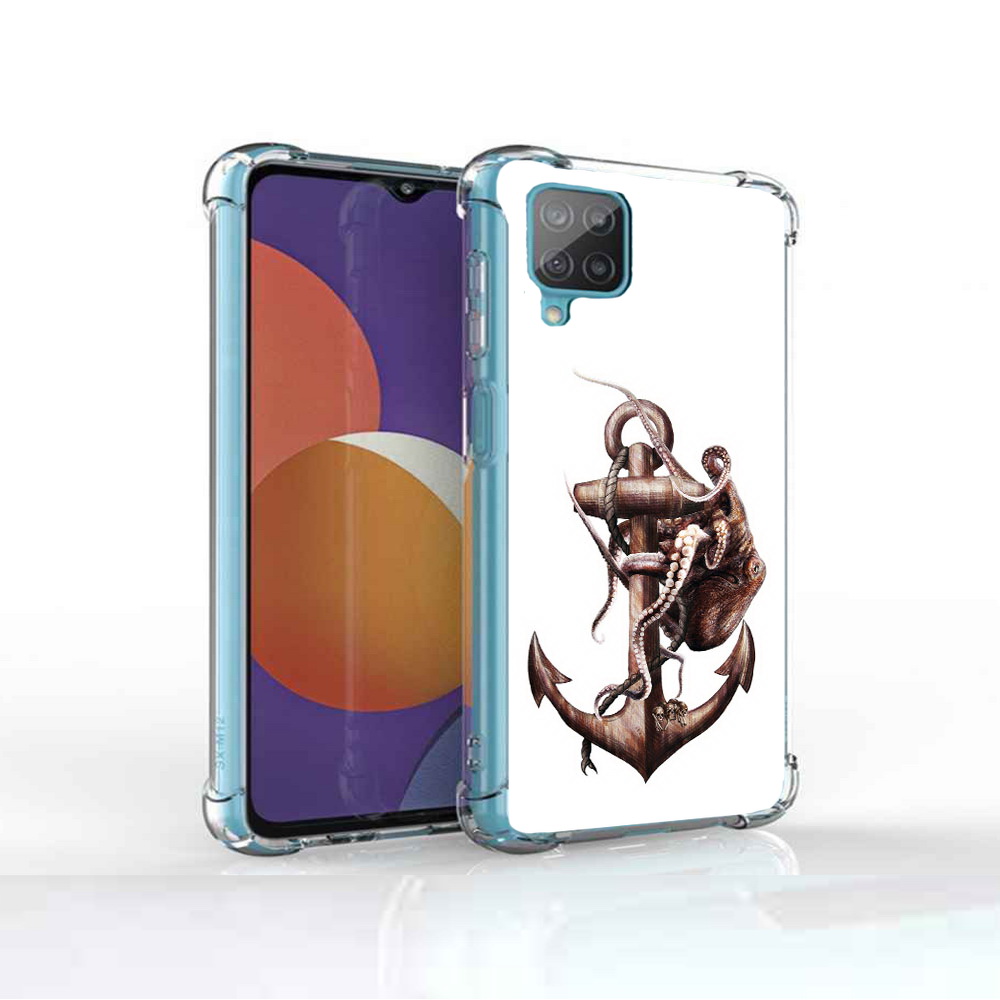 

Чехол MyPads Tocco для Samsung Galaxy M12 ржавый якорь (PT226930.536.579), Прозрачный, Tocco