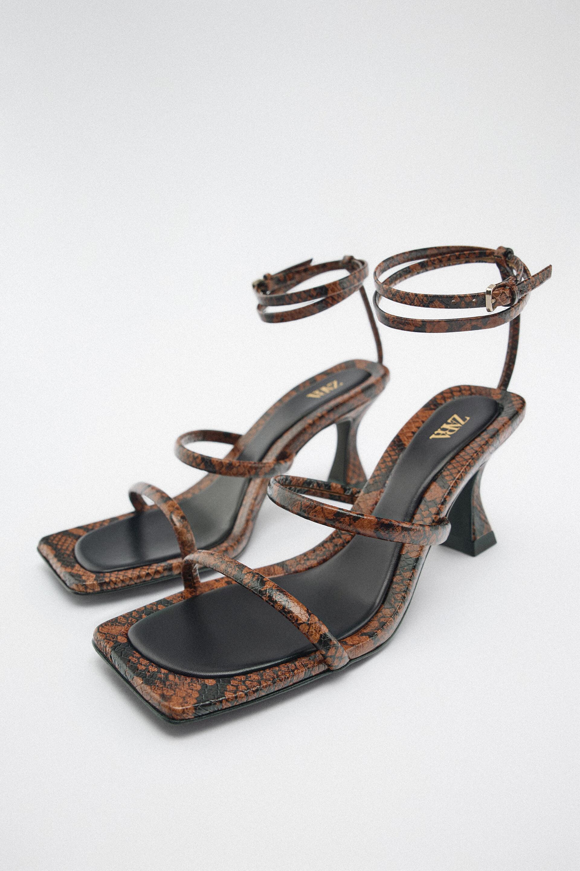 

Босоножки женские ZARA 12347010 коричневые 40 RU (доставка из-за рубежа), 12347010