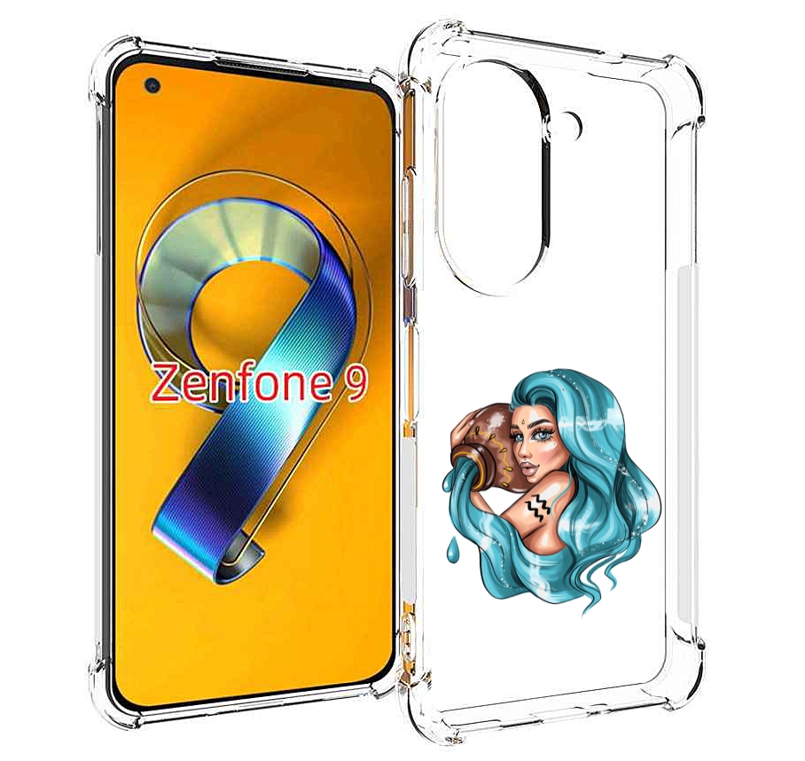 

Чехол MyPads Девушка-Водолей для Asus Zenfone 9 (AI2202), Прозрачный, Tocco