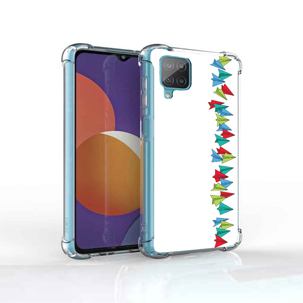 

Чехол MyPads Tocco для Samsung Galaxy M12 самолетики из листочков (PT226930.536.593), Прозрачный, Tocco