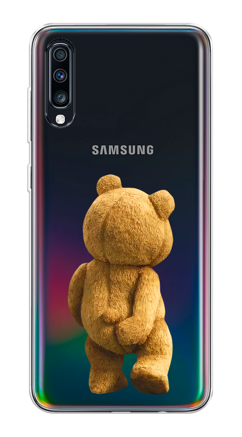 

Чехол на Samsung Galaxy A70 "Медвежья спина", Коричневый;прозрачный, 28150-1