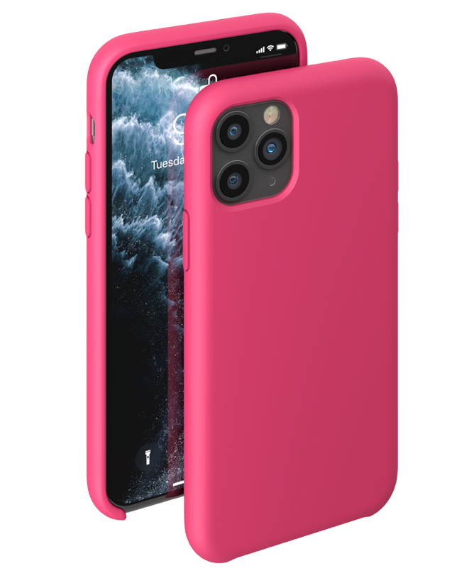 

Чехол Deppa Liquid Silicone Case для Apple iPhone 11 Pro фуксия картон, Фиолетовый