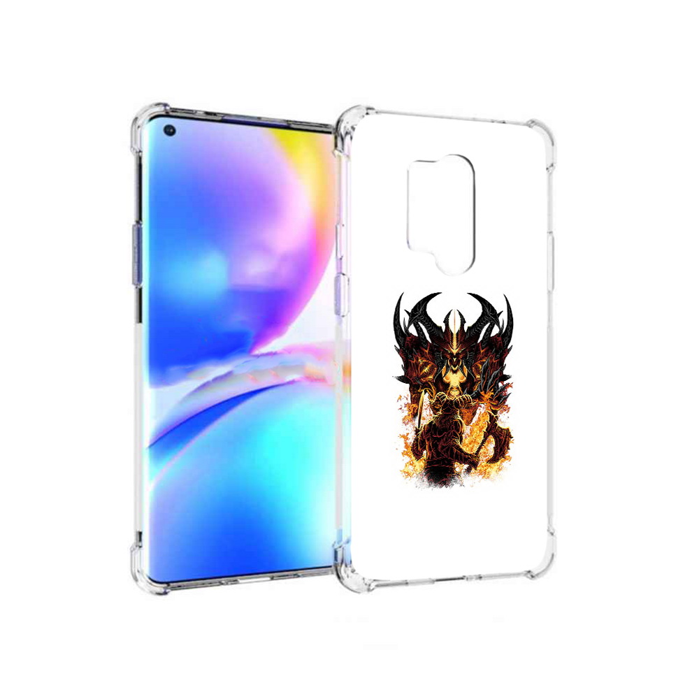 

Чехол MyPads Tocco для OnePlus 8 Pro демон shadow fiend (PT148281.139.318), Прозрачный, Tocco