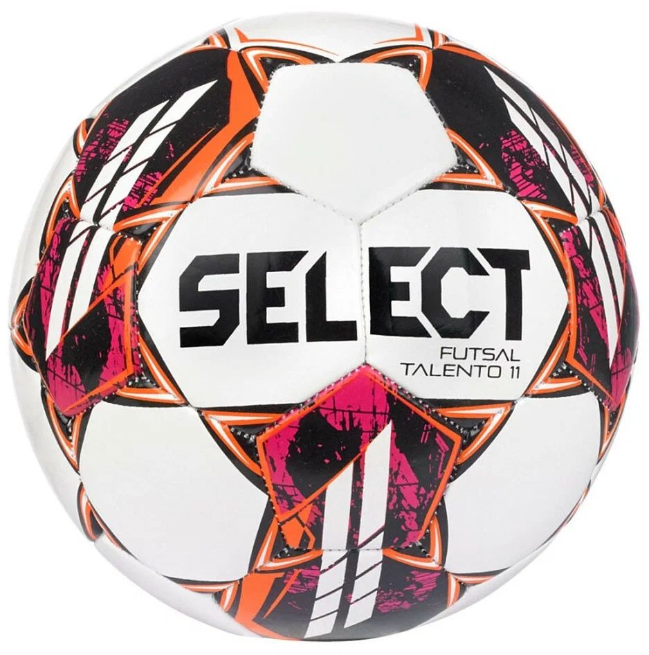 Select Futsal Футзальный мяч Select Futsal Talento 11 v22, 52,5-54,5 см, бело-оранжевый