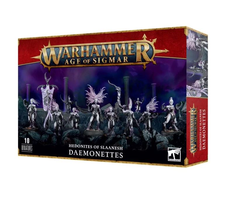 

Миниатюры для игры Games Workshop Warhammer 40000: Daemonettes of Slaanesh 97-09, Daemonettes of Slaanesh