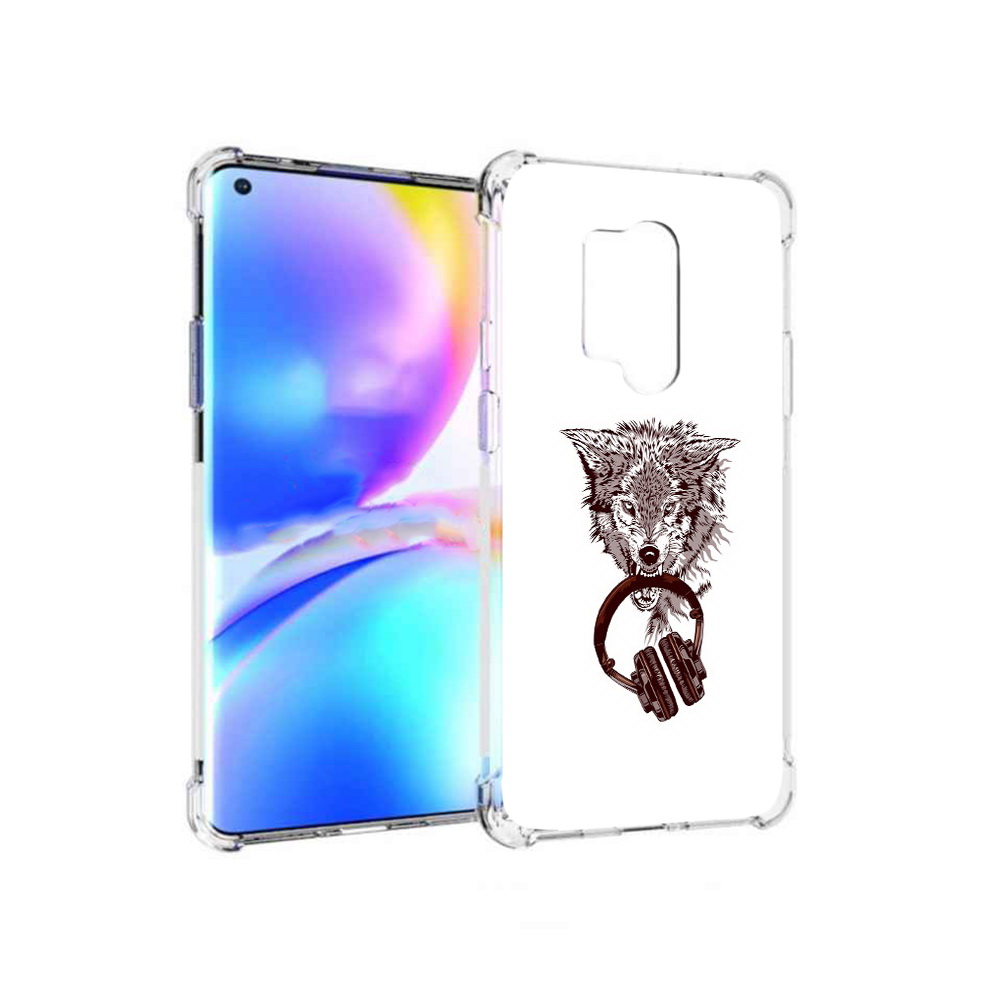

Чехол MyPads Tocco для OnePlus 8 Pro дикий волк (PT148281.139.325), Прозрачный, Tocco
