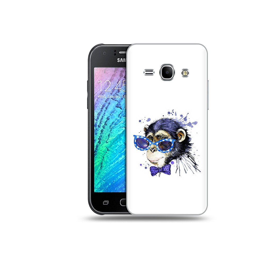 

Чехол MyPads Tocco для Samsung Galaxy J1 акварельная обезьяна (PT12095.602.216), Прозрачный, Tocco