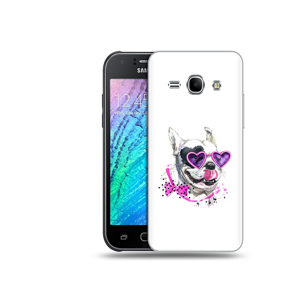 

Чехол MyPads Tocco для Samsung Galaxy J1 акварельный пёс (PT12095.602.218), Прозрачный, Tocco