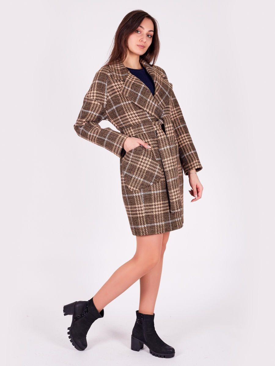 

Пальто женское Louren Wilton 2108-LW коричневое 46 RU, 2108-LW