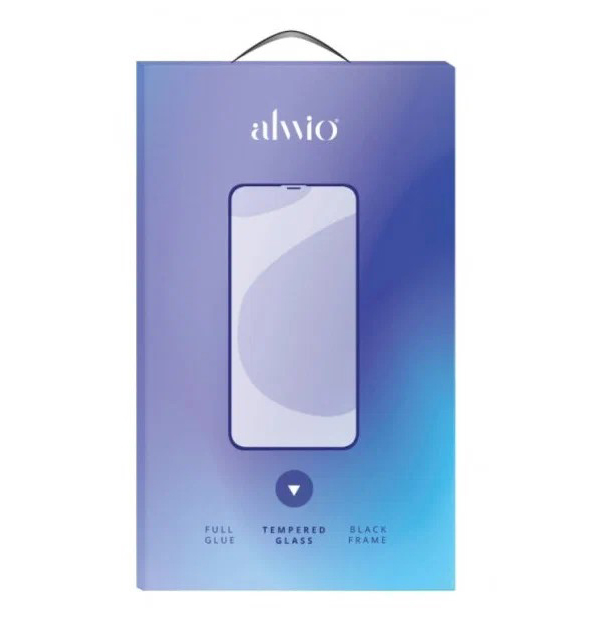 Защитное стекло Alwio Full Glue Premium для Apple iPhone 12/12 Pro (6.1