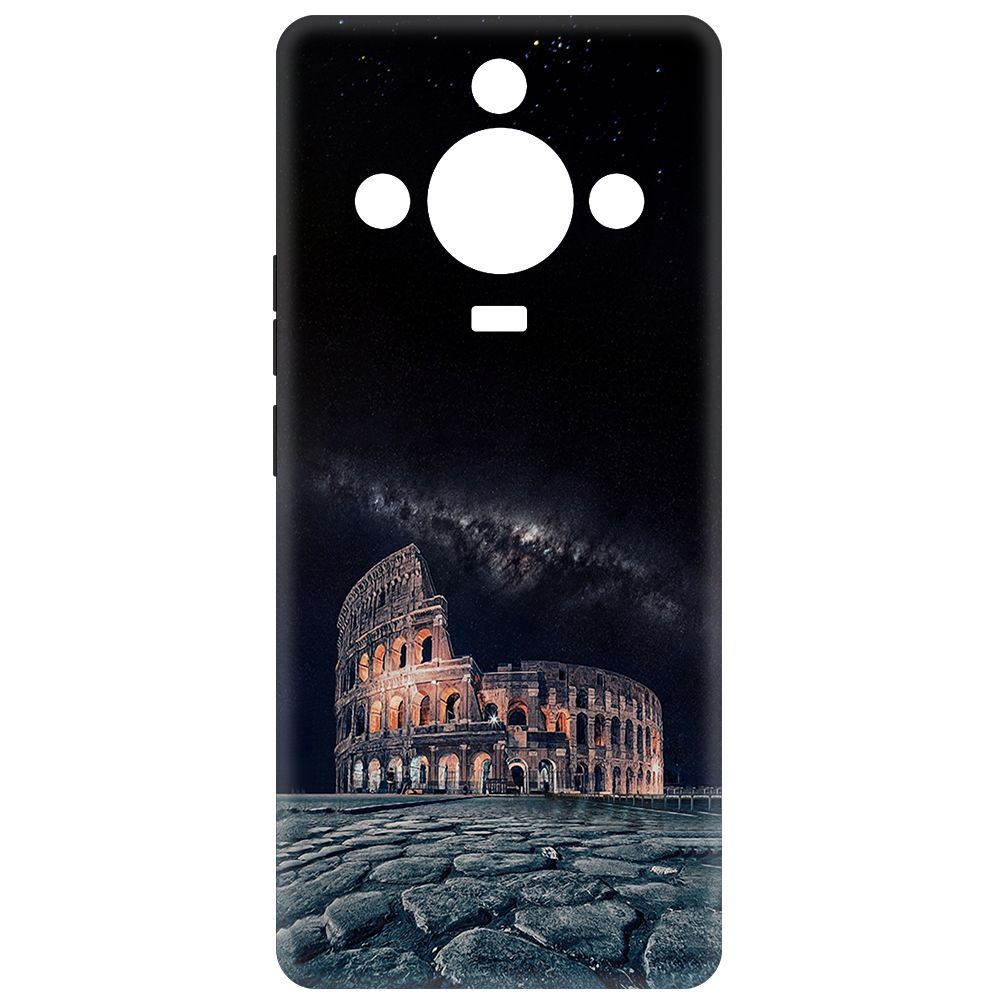 

Чехол-накладка Krutoff Soft Case Италия, Колизей для Realme 11 Pro+ черный