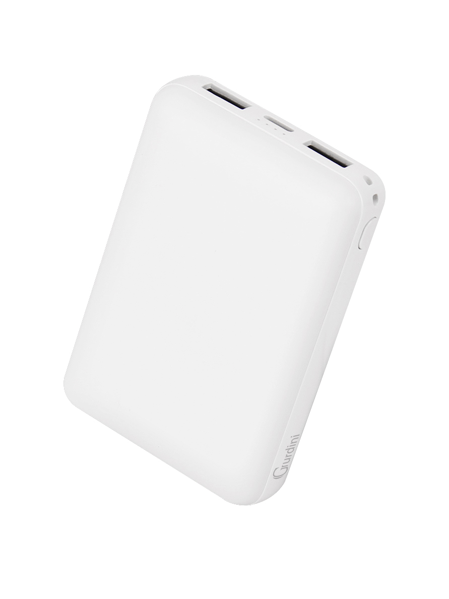 

Дополнительный аккумулятор Gurdini Mini Series GPMS-0010W 10000 mAh White