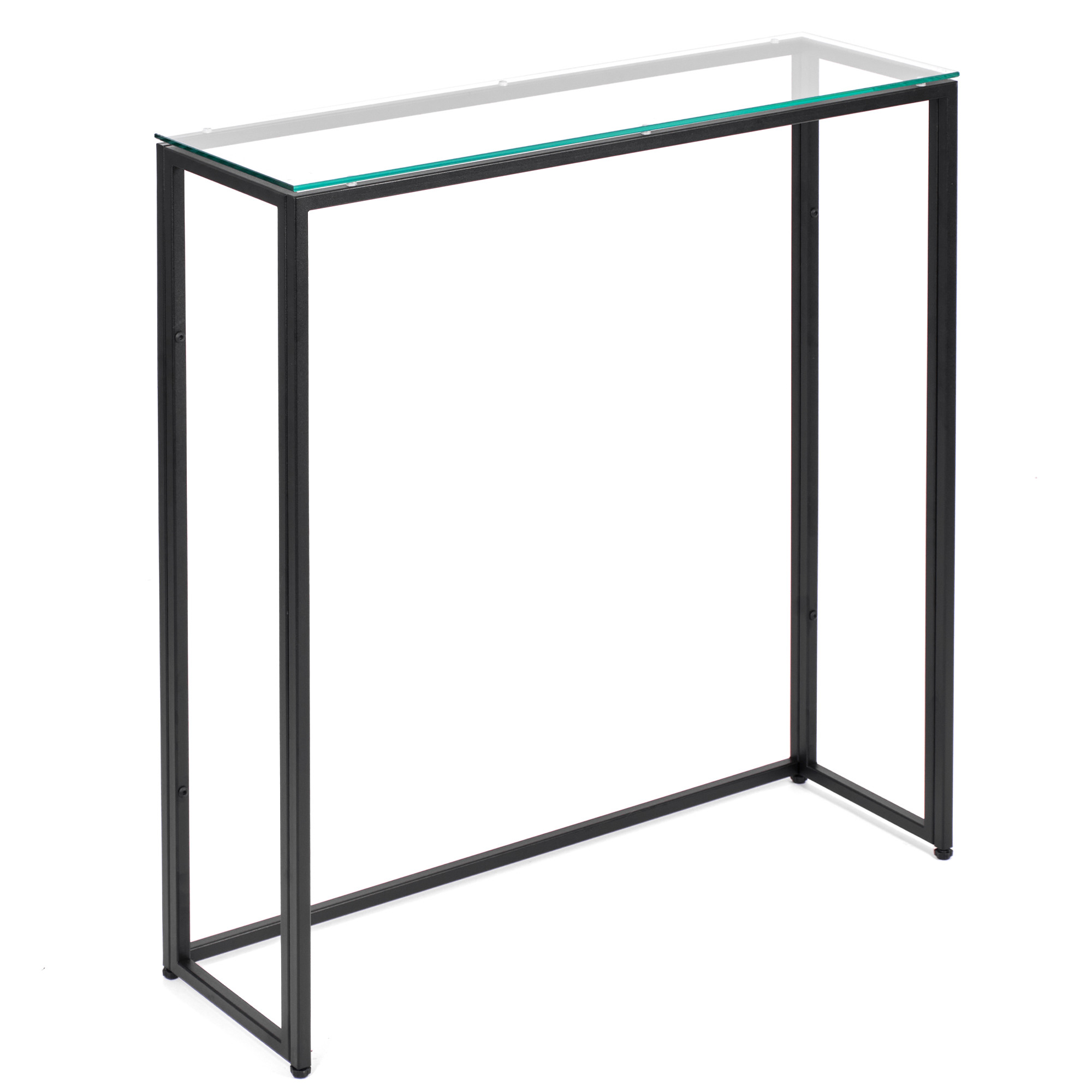 фото Консольный стол 1074-cb clear черный муар allconsoles 80x25x80