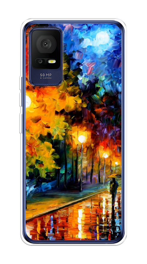

Чехол на TCL 408/405 "Безлюдная улочка", Оранжевый;желтый;синий, 291350-1