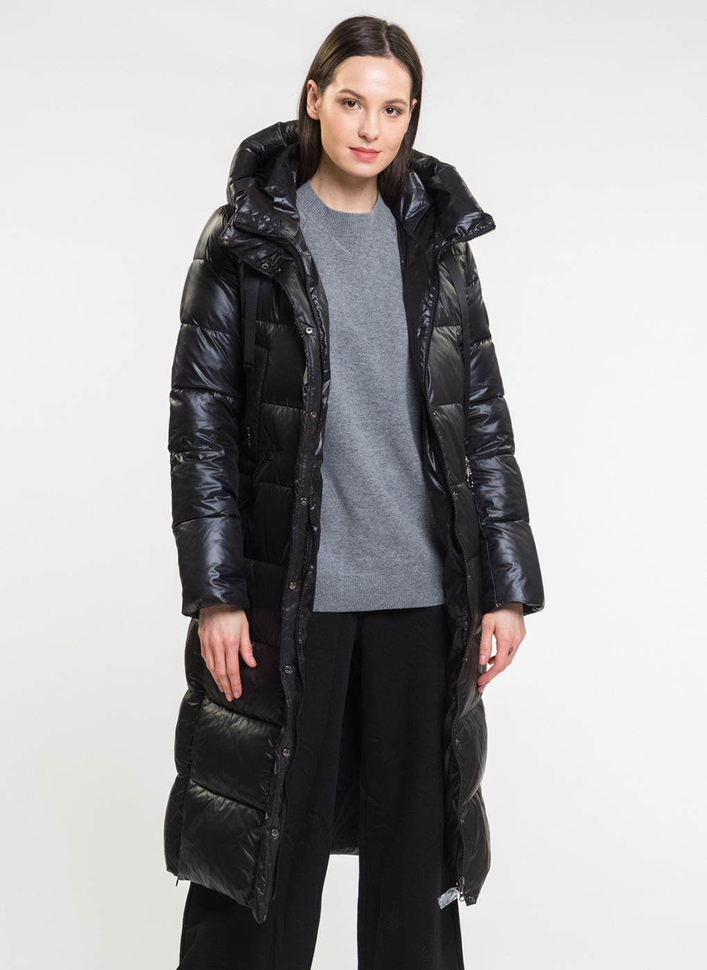 

Пальто женское Amimoda 65875 черное 46 RU, 65875
