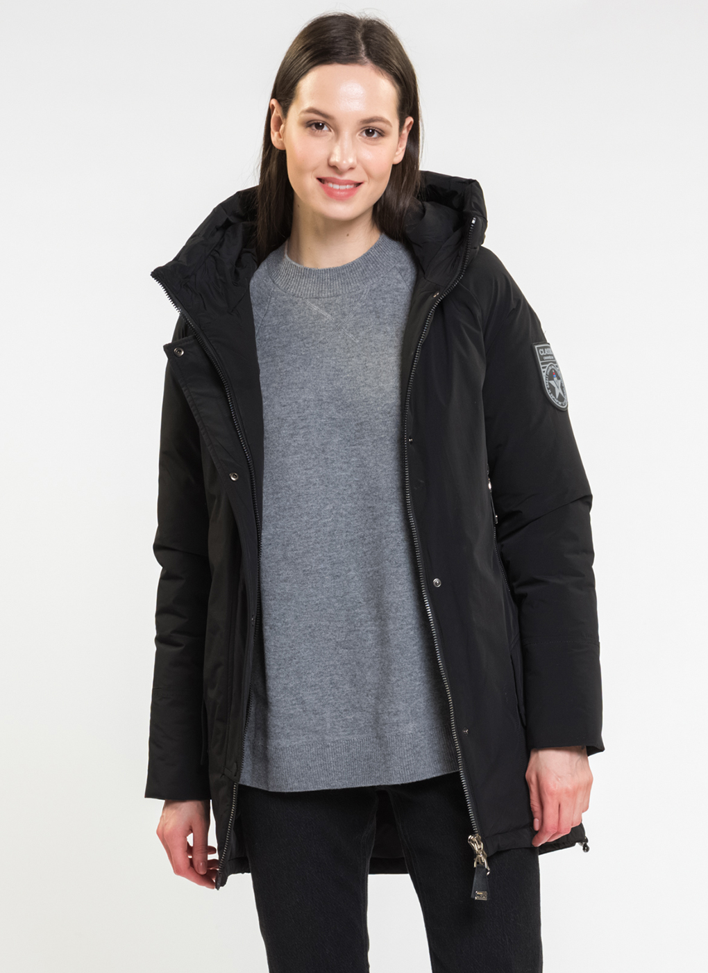 

Куртка женская Amimoda 65876 черная 42 RU, Черный, 65876