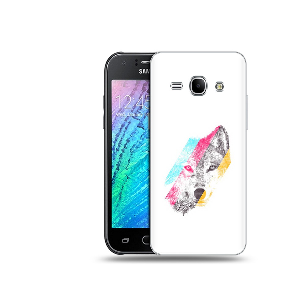 

Чехол MyPads Tocco для Samsung Galaxy J1 волк градиент (PT12095.602.268), Прозрачный, Tocco
