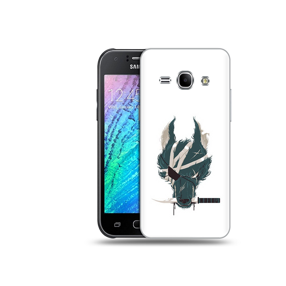 

Чехол MyPads Tocco для Samsung Galaxy J1 волк-разбойник (PT12095.602.271), Прозрачный, Tocco