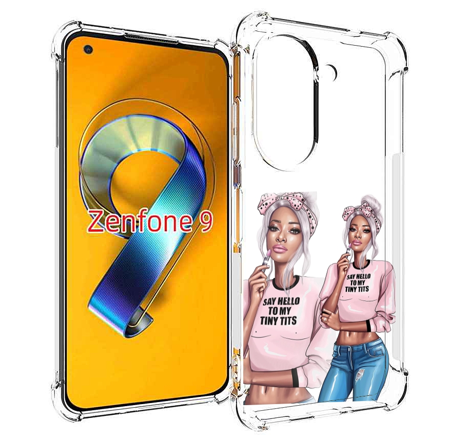

Чехол MyPads Девушка-в-розовой-футболке женский для Asus Zenfone 9 (AI2202), Прозрачный, Tocco