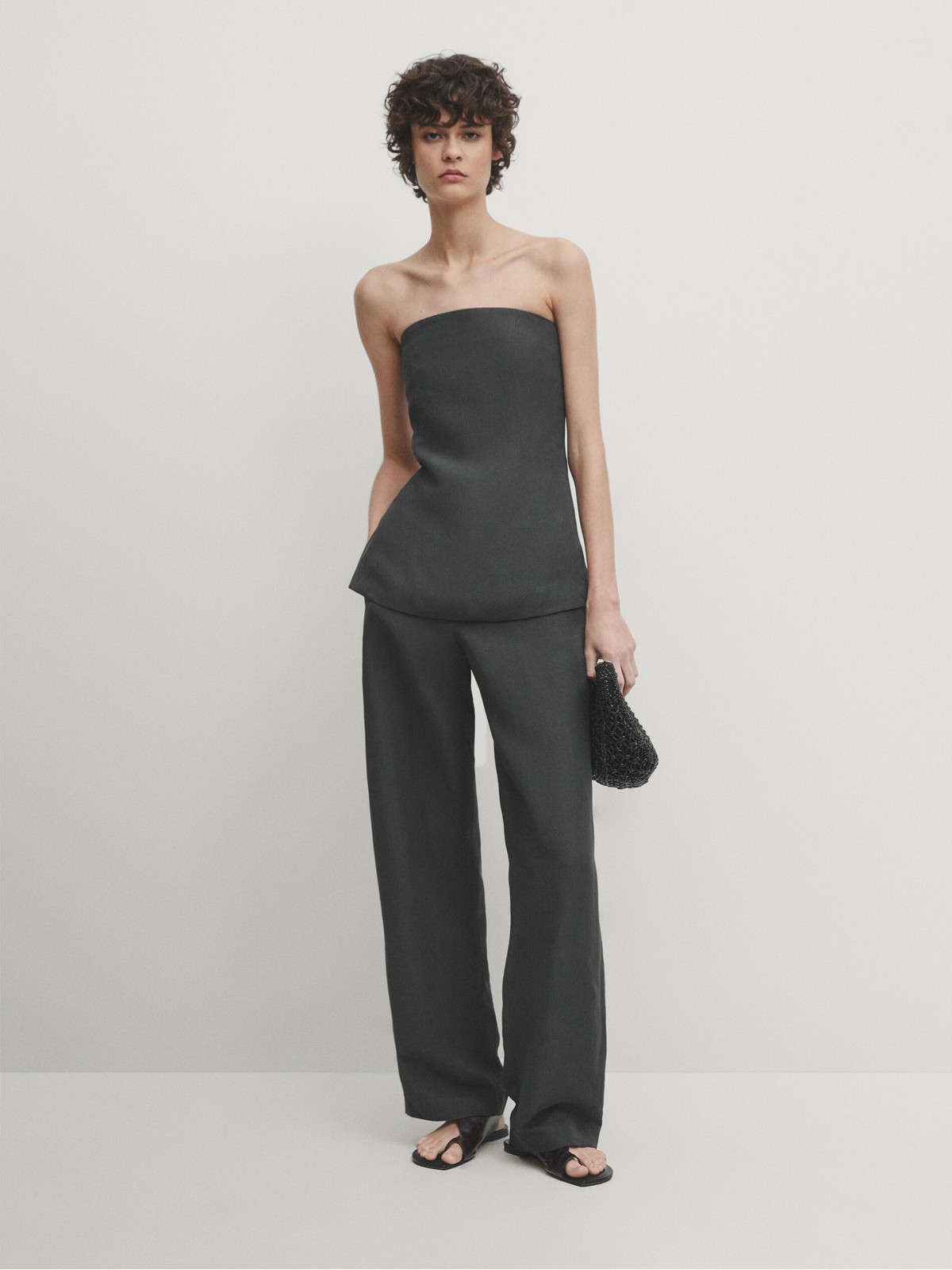 

Топ женский Massimo Dutti 6091/903-I2024 синий 36 EU, 6091/903-I2024