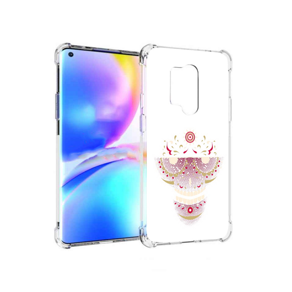 

Чехол MyPads Tocco для OnePlus 8 Pro карнавальный скелет абстракция (PT148281.139.386), Прозрачный, Tocco