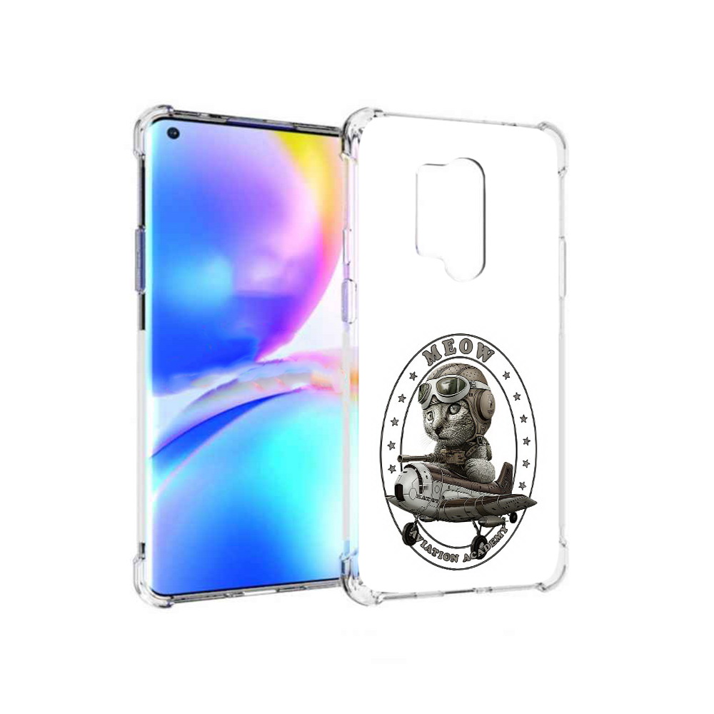 

Чехол MyPads Tocco для OnePlus 8 Pro кот в самолете (PT148281.139.395), Прозрачный, Tocco