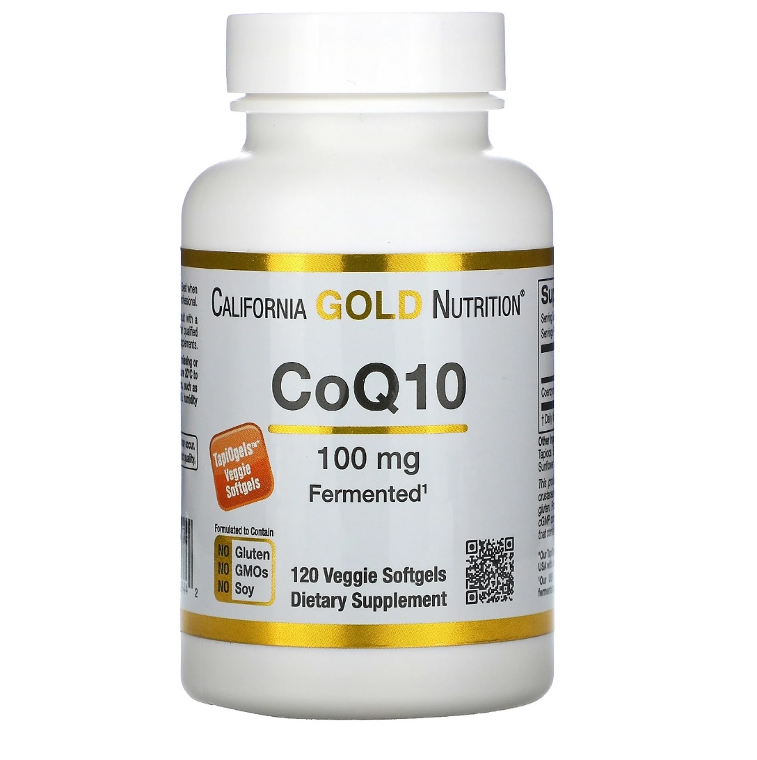 Купить CoQ10 California Gold Nutrition 100 мг капсулы 120 шт.
