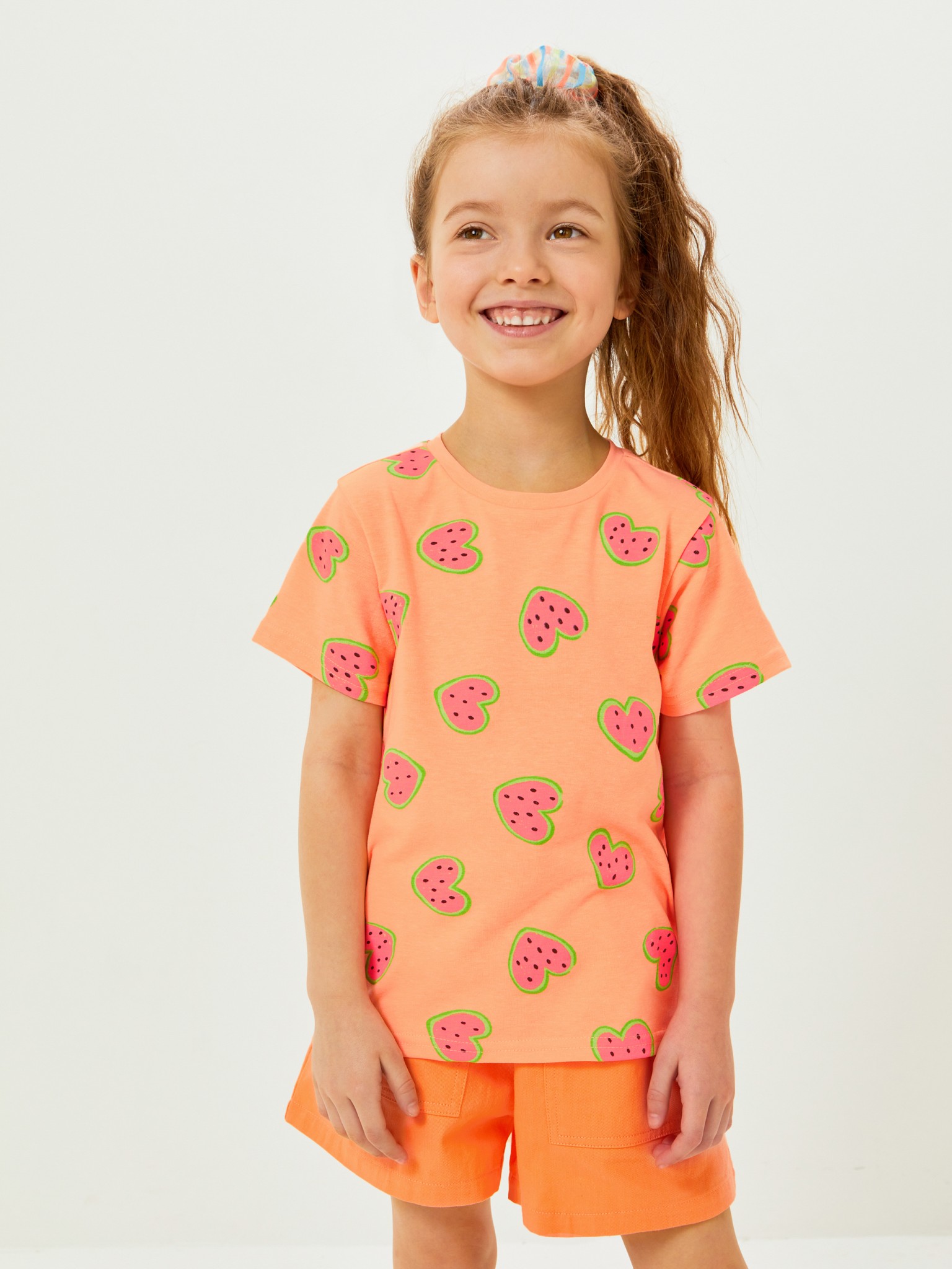 Футболка для девочек ACOOLA р.116, оранжевый