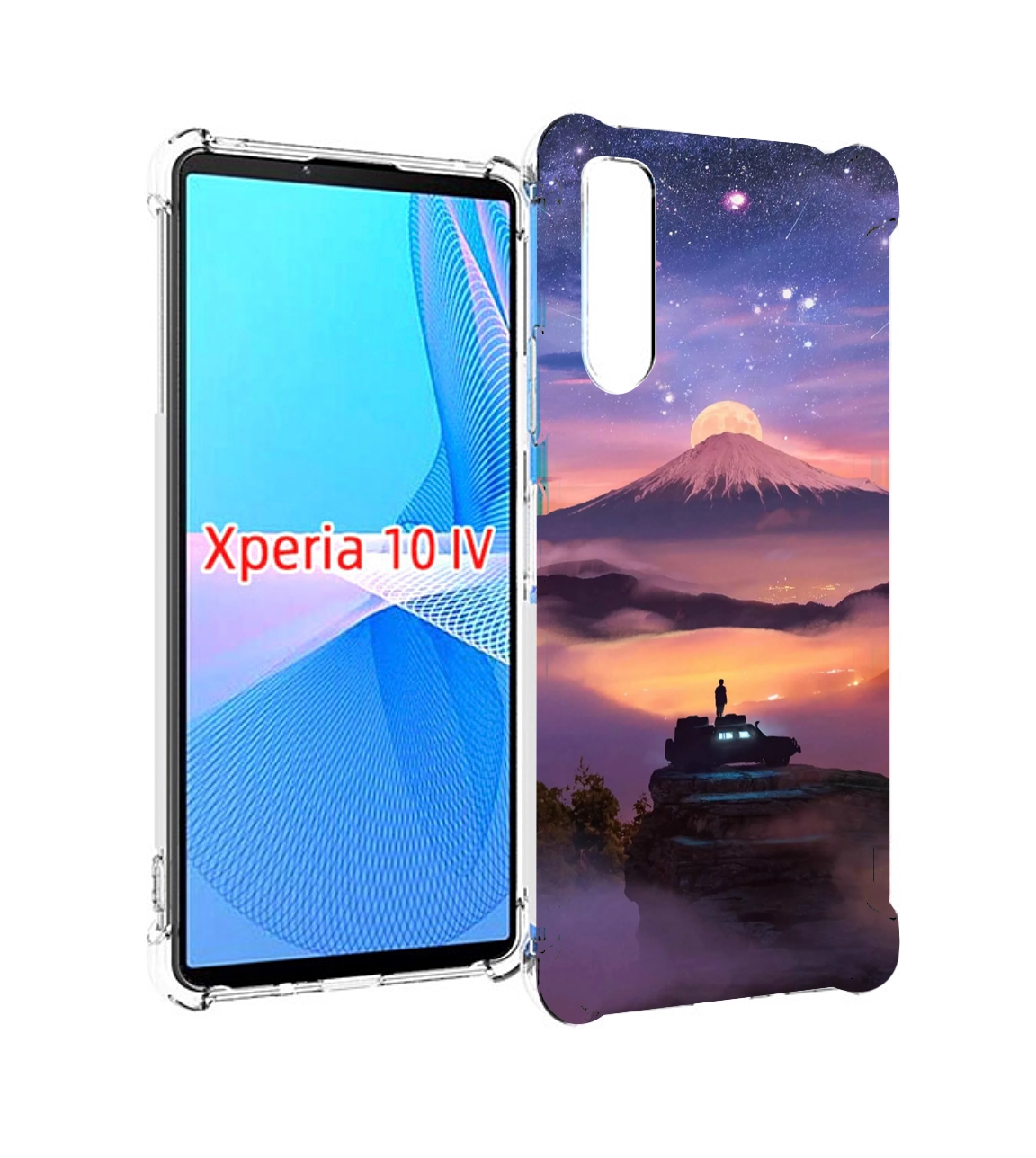 

Чехол MyPads ночь-в-горах для Sony Xperia 10 IV (10-4), Прозрачный, Tocco