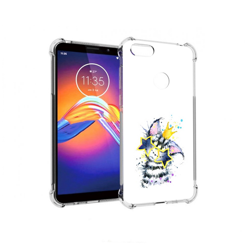 

Чехол MyPads Tocco для Motorola Moto E6 Мартовский Нуся (PT227058.343.114), Прозрачный, Tocco
