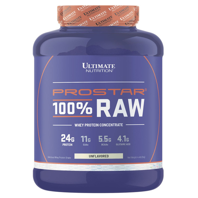 

БАД Ultimate Nutrition Prostar 100% RAW unflavored 2000 гр, Prostar 100% RAW 2122