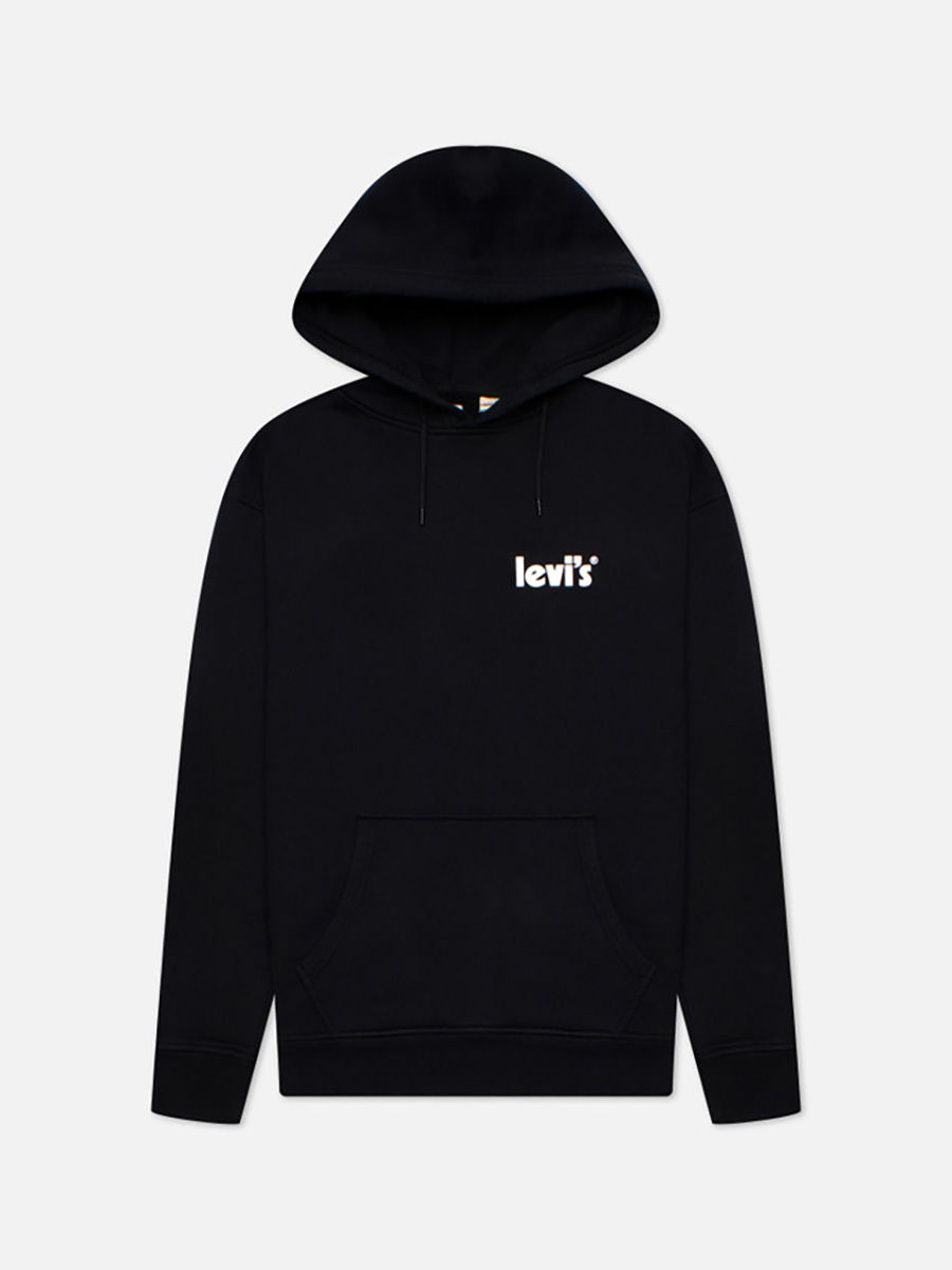 

Худи мужское Levi's 38479-0088 черное 2XL, 38479-0088