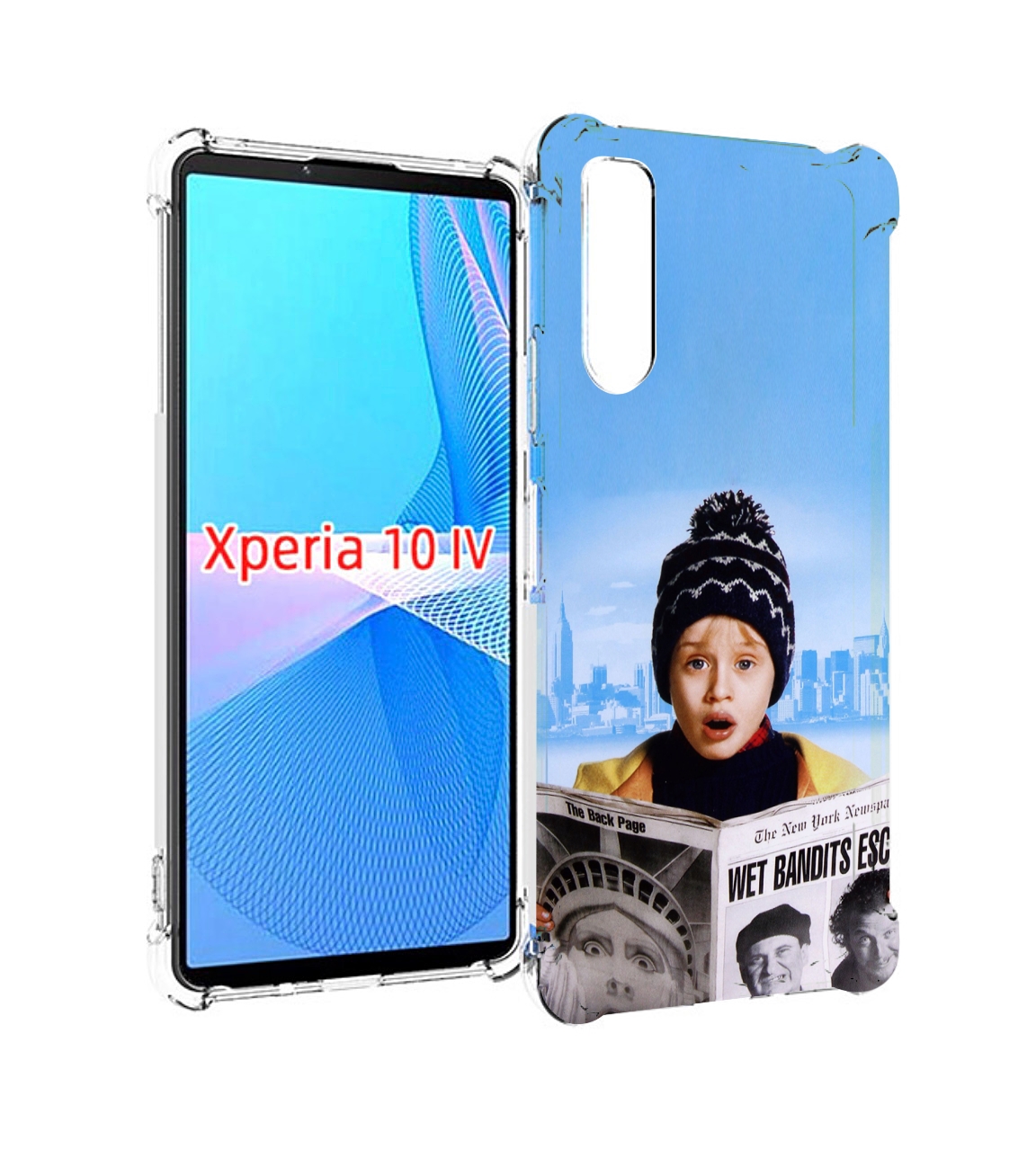 

Чехол MyPads один-дома-детский для Sony Xperia 10 IV (10-4), Прозрачный, Tocco