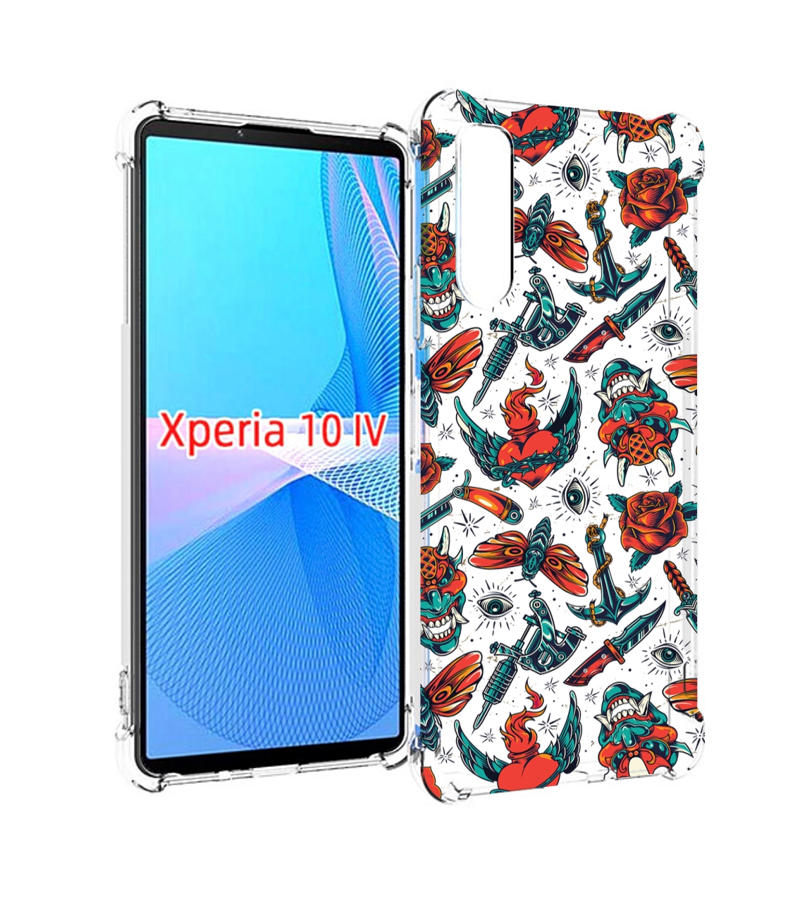 

Чехол MyPads олд-скул-пак для Sony Xperia 10 IV (10-4), Прозрачный, Tocco