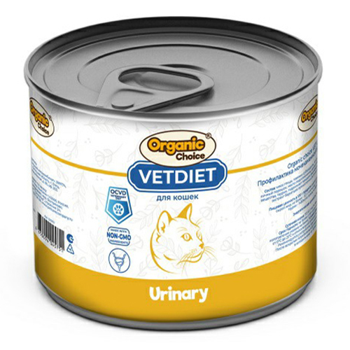 

Влажный корм для кошек Organic Сhoice Vet Urinary профилактика мочекаменной болезни 240 г