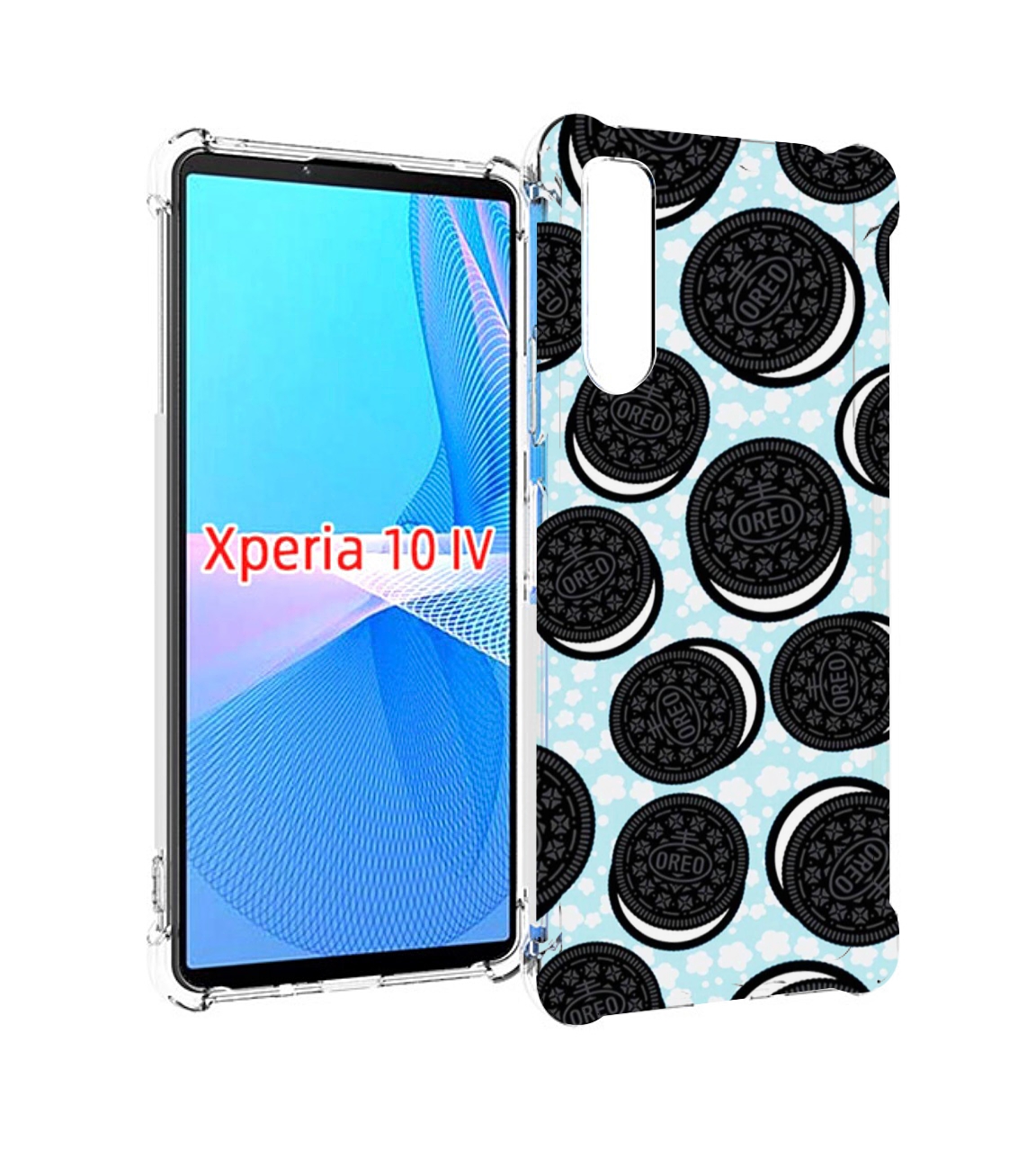 

Чехол MyPads орео печеньки для Sony Xperia 10 IV (10-4), Прозрачный, Tocco