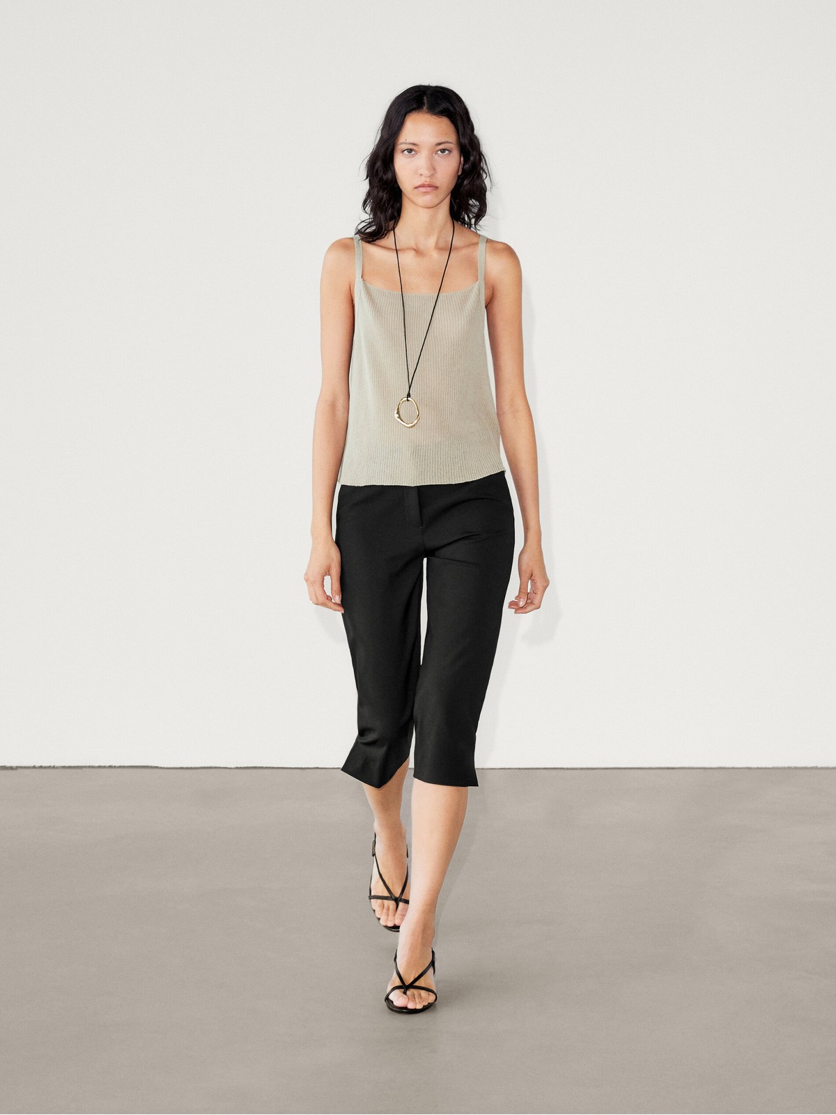

Топ женский Massimo Dutti 6234/934-I2024 бежевый S, 6234/934-I2024