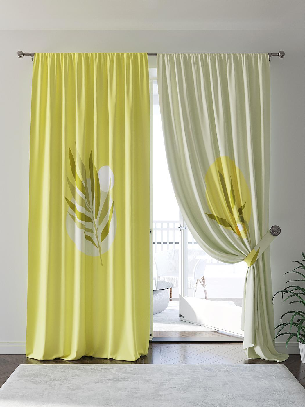 

Комплекты штор AT HOME Виренкис высота 280 см, ширина 150 см, Белый, 945779