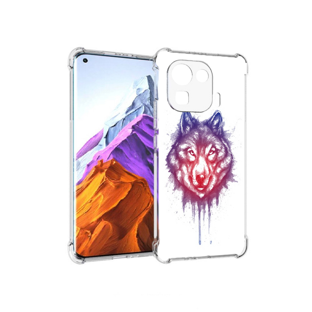

Чехол MyPads Tocco для Xiaomi 11 Pro пушистый волк (PT144585.286.561), Прозрачный, Tocco