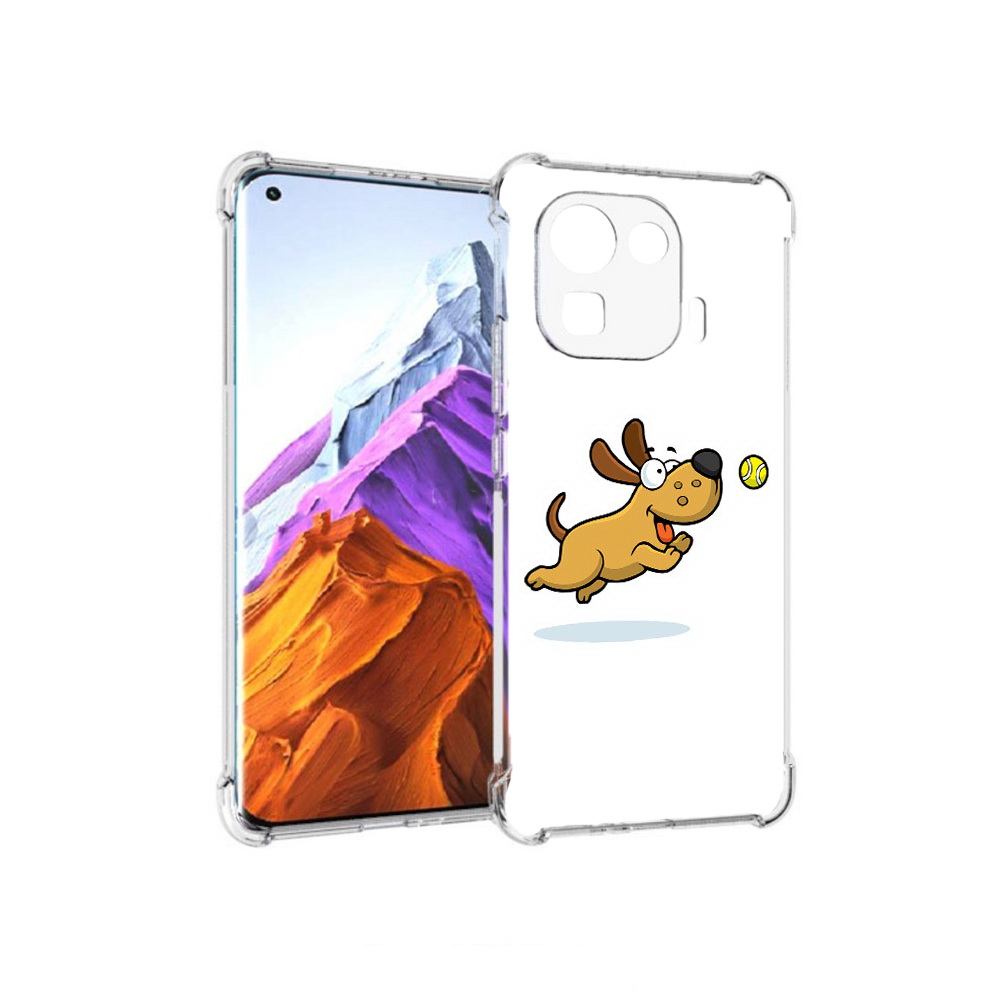 

Чехол MyPads Tocco для Xiaomi 11 Pro пёсик (PT144585.286.563), Прозрачный, Tocco