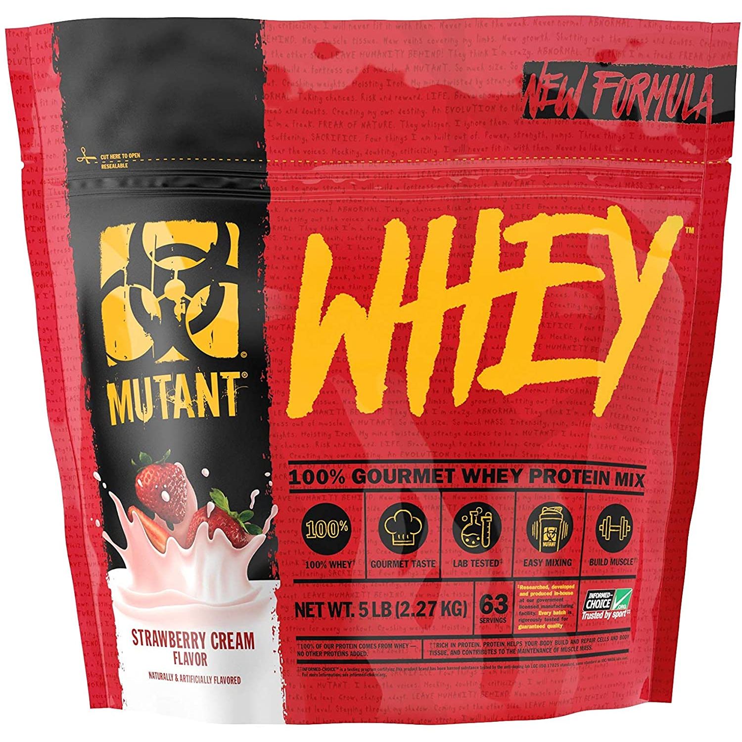 Протеин Mutant Whey, 2270 г, cookies and cream