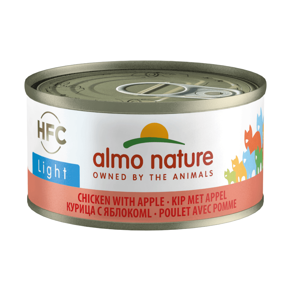

Консервы для кошек Almo Nature HFC Light, курица, 24шт по 70г, Nature