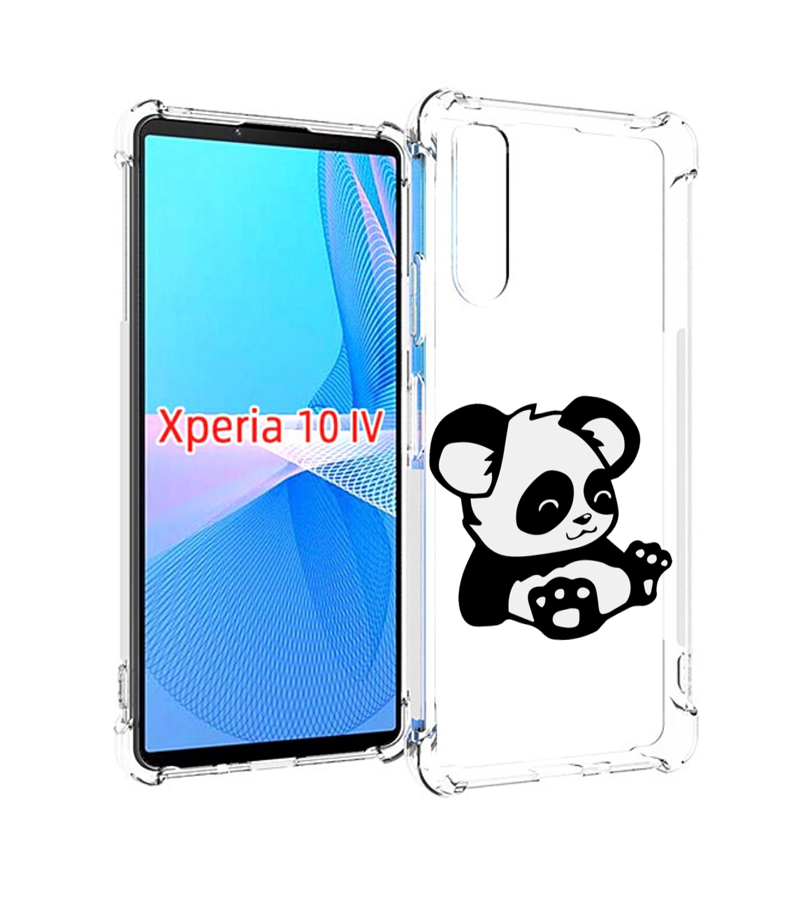 

Чехол MyPads панда-детеныш детский для Sony Xperia 10 IV (10-4), Прозрачный, Tocco